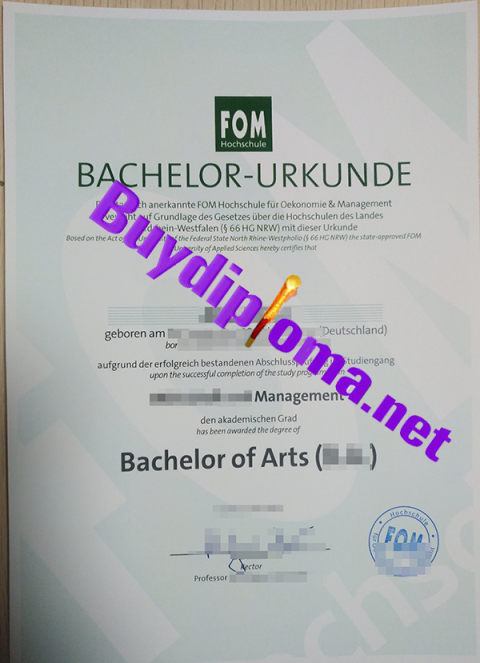 Buy FOM Diploma Certificate Buy Fake Diploma of FOM | Fake College ...